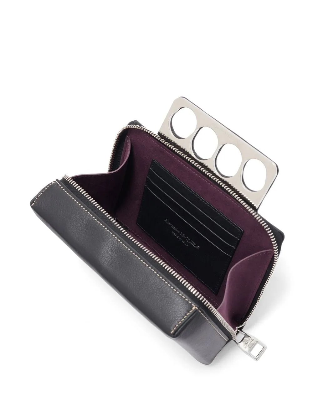 Alexander McQueen    Alexander Mc Queen Grip Mini Leather Crossbody Bag