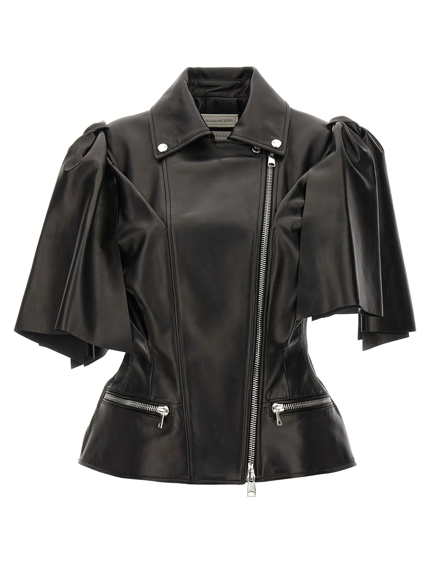 Alexander McQueen    Alexander Mcqueen 'Bow Knot' Biker Vest