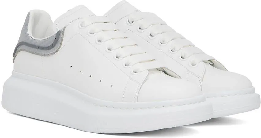 Alexander McQueen White Larry Sneakers