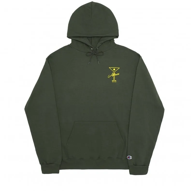 Alltimers League Player Champion Pullover Hooded Sweatshirt (Dark Green)