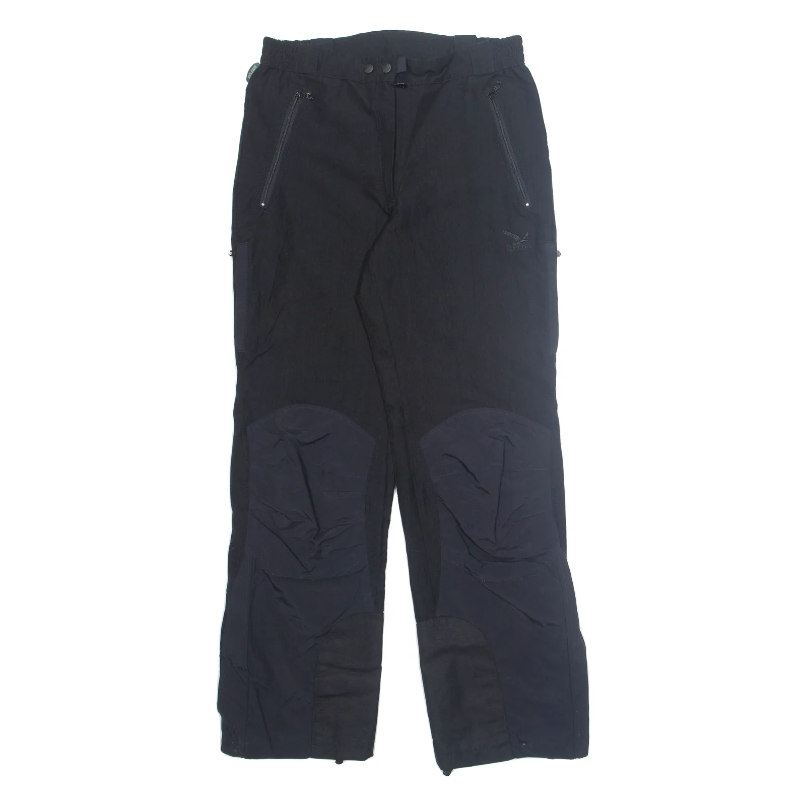 ALPINE EXPERIENCE Outdoor Mens Trousers Black Regular Straight Nylon W30 L31