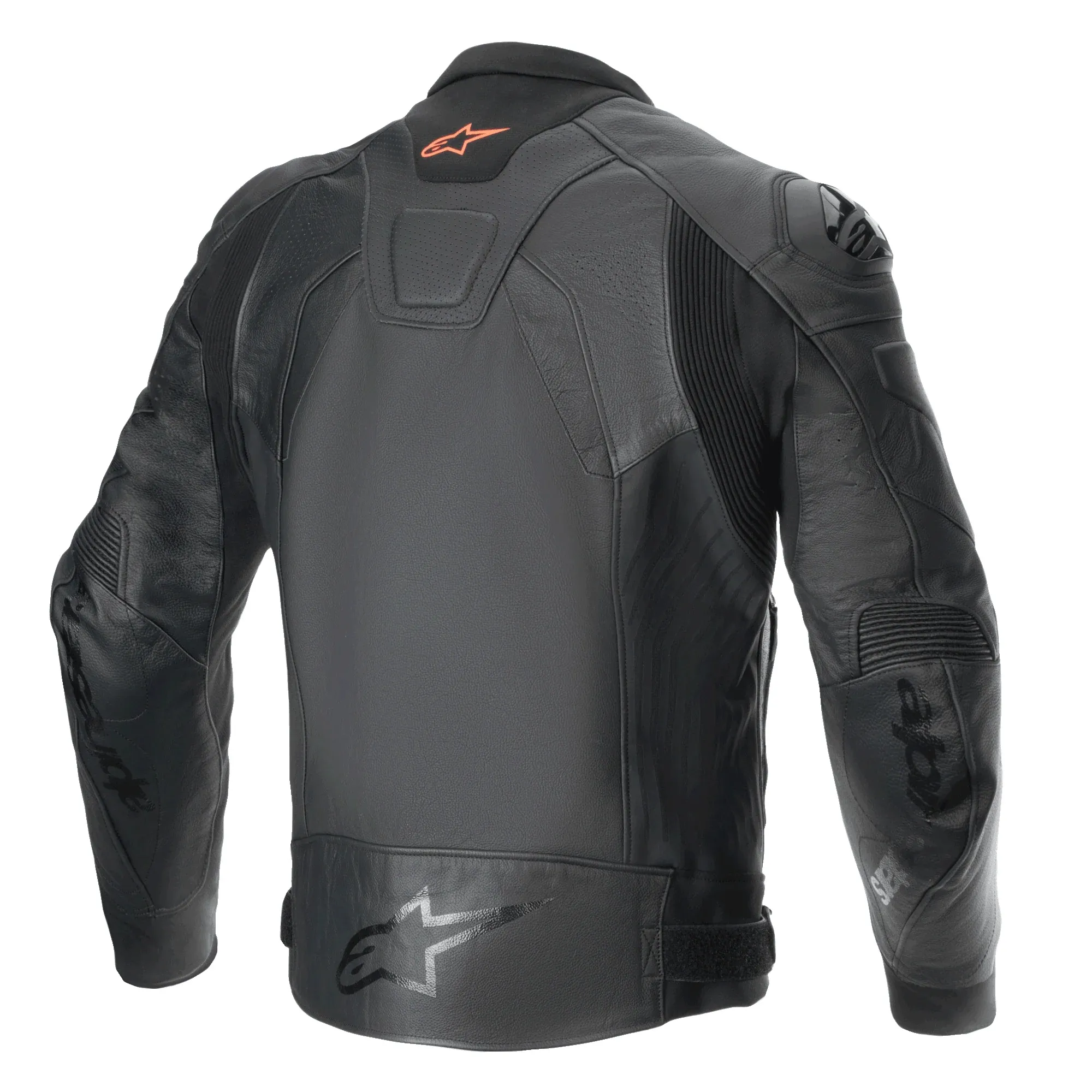 Alpinestars GP Plus R v4 Airflow Leather Jacket - Black/Black