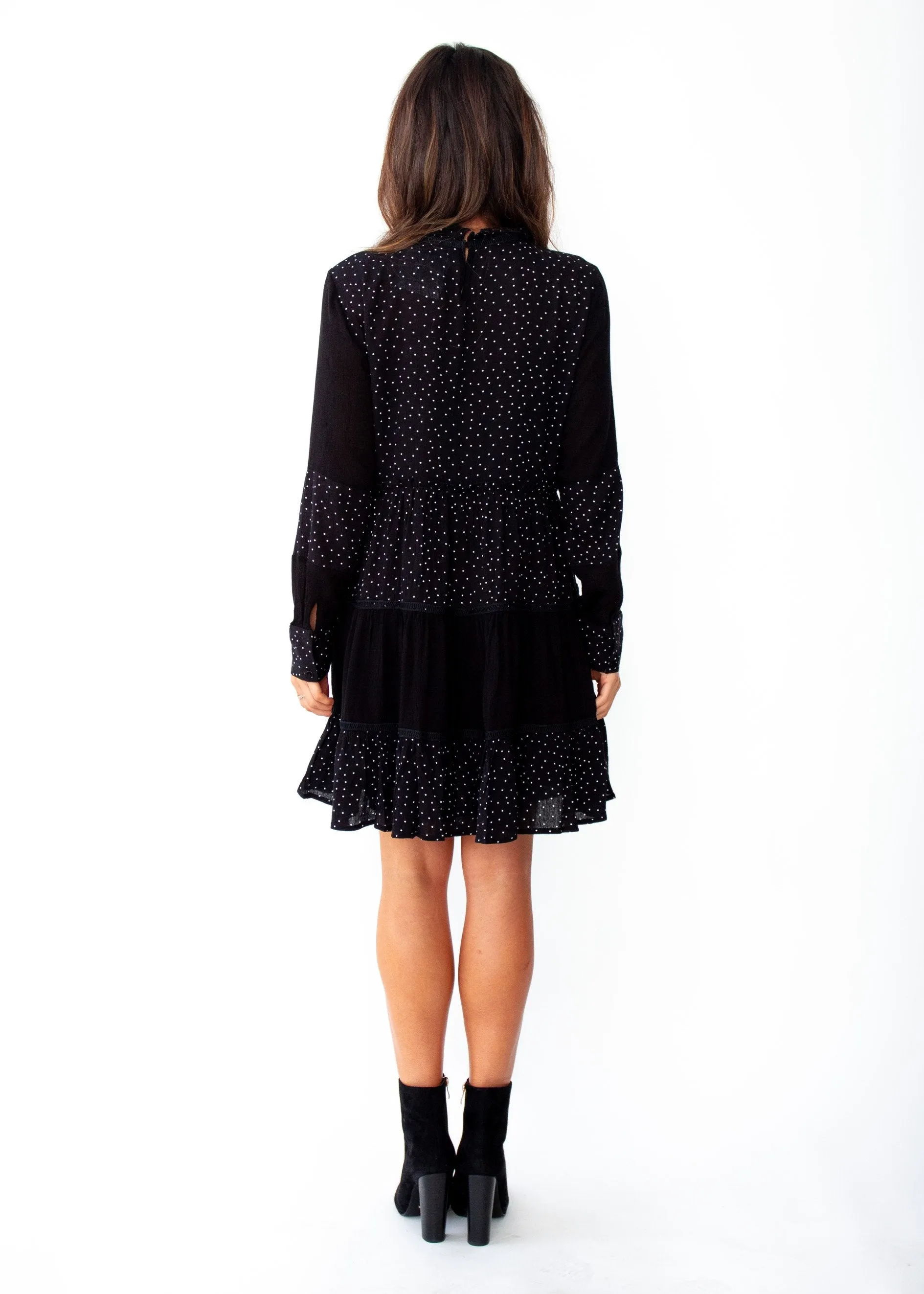 Amalia Tunic Dress - Black Spot