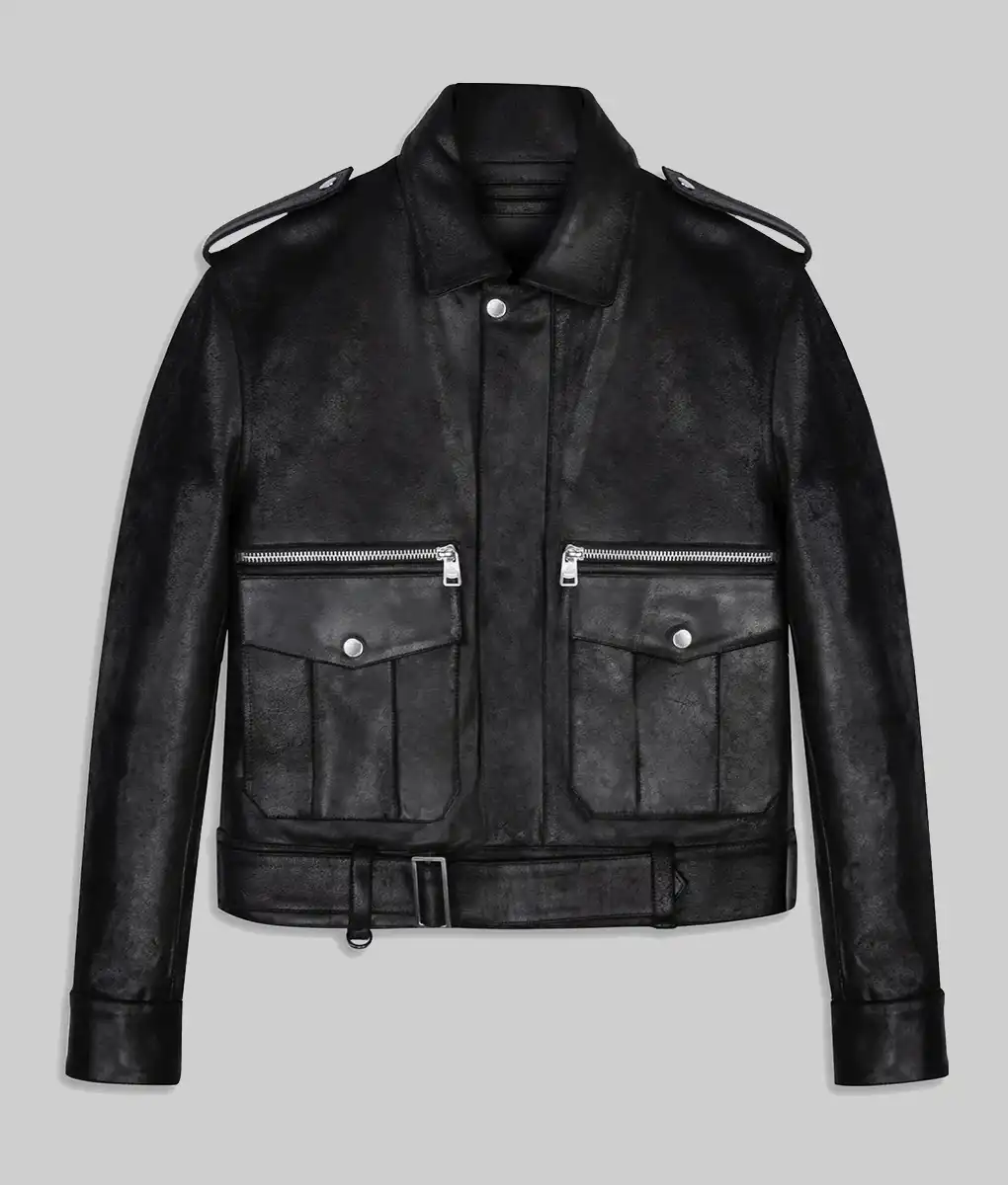 Amanda Holden Black Leather Jacket | The Leather City
