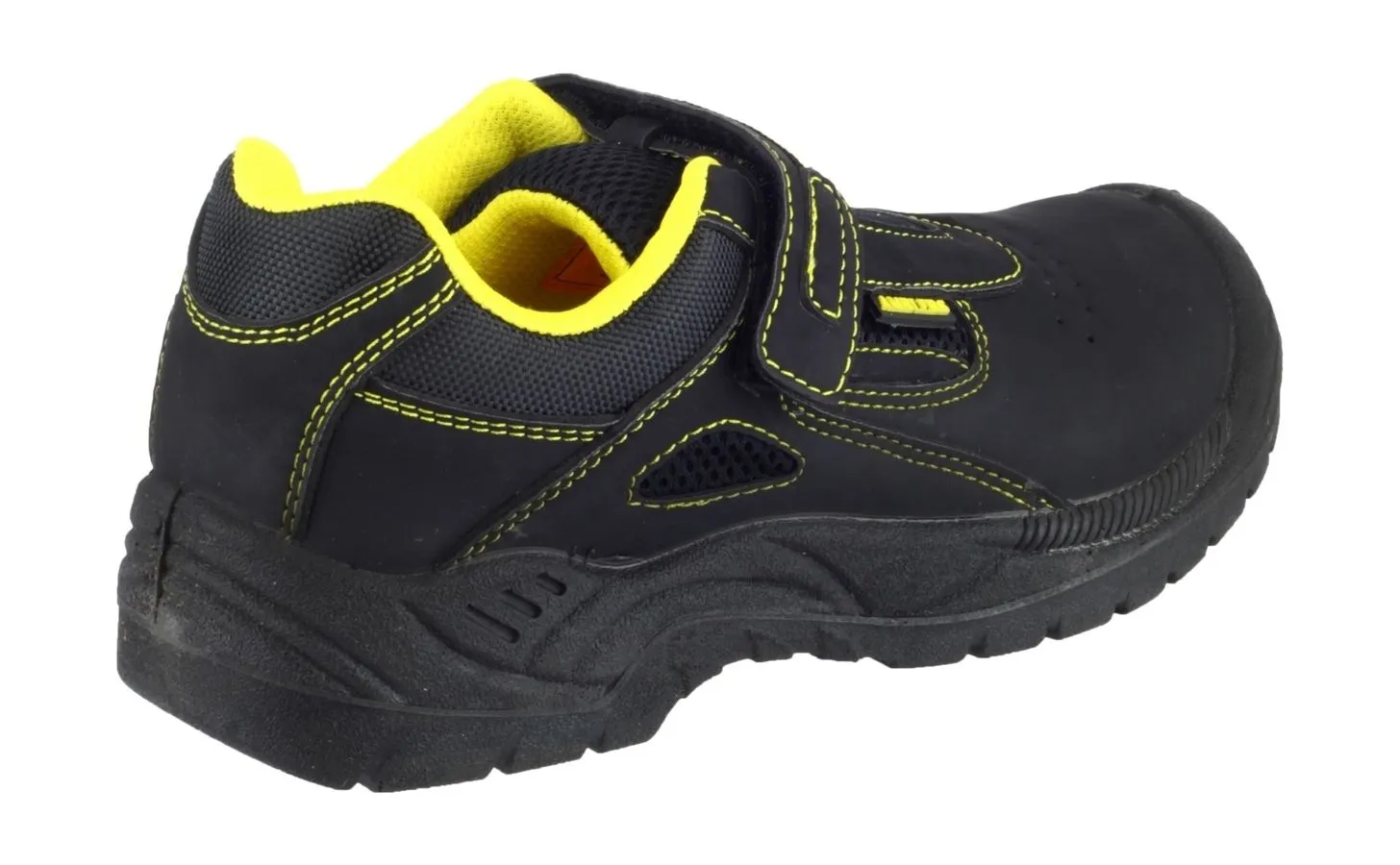 Amblers Safety Mens FS77 Leather Safety Trainers Black
