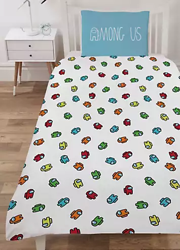 Among Us ’There’s an Imposter’ 100% Cotton Duvet Cover Set | Kaleidoscope