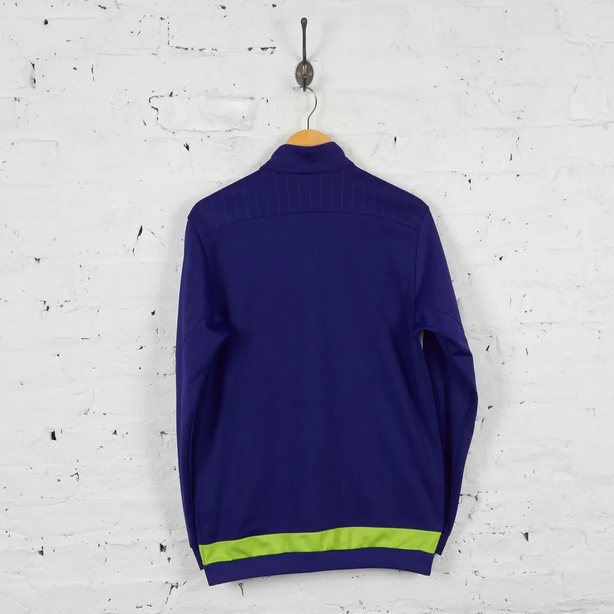 Anderlecht Adidas Football Tracksuit Top Jacket - Purple - M