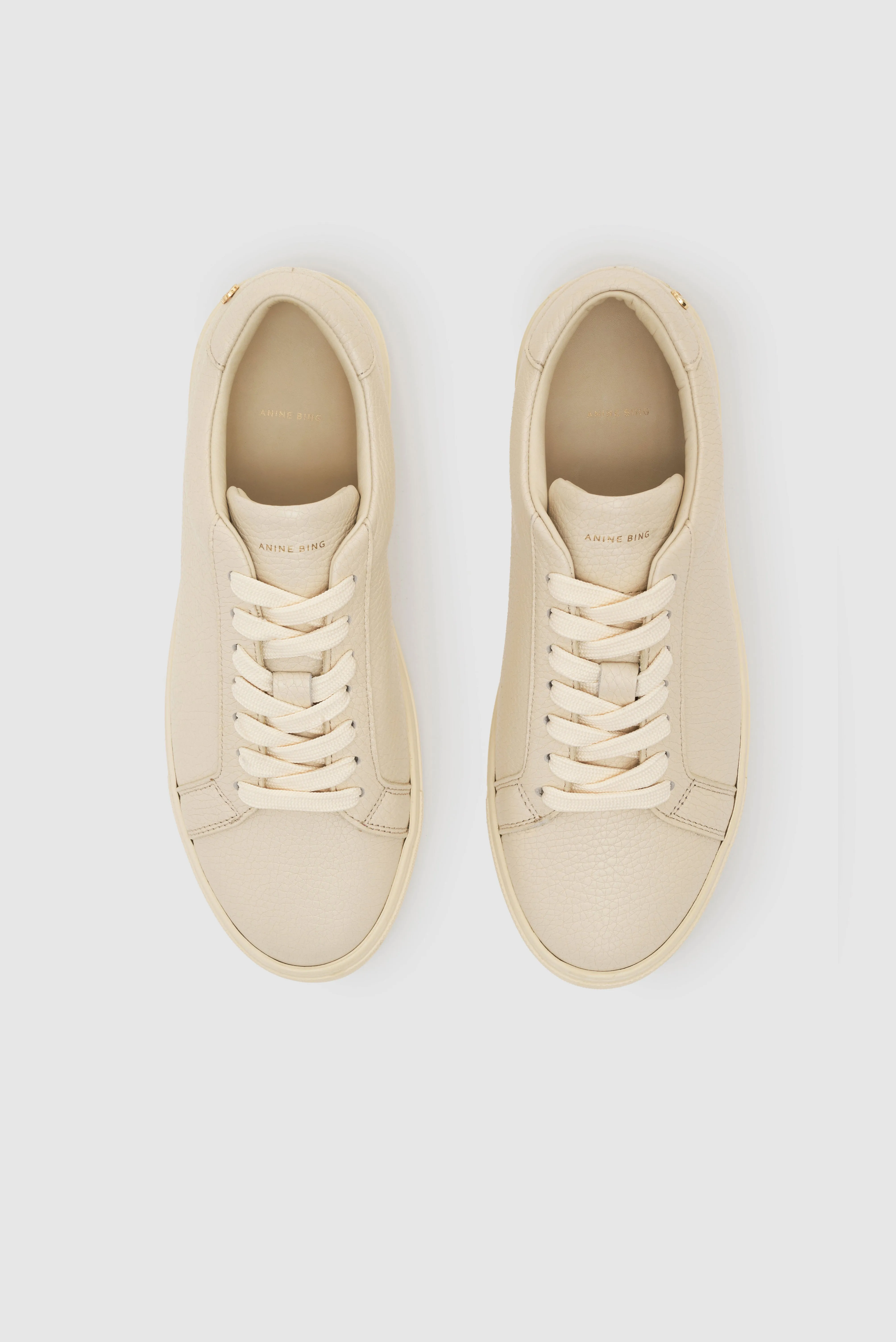  Anine Bing      Liane Sneakers - Sand Pebbled 