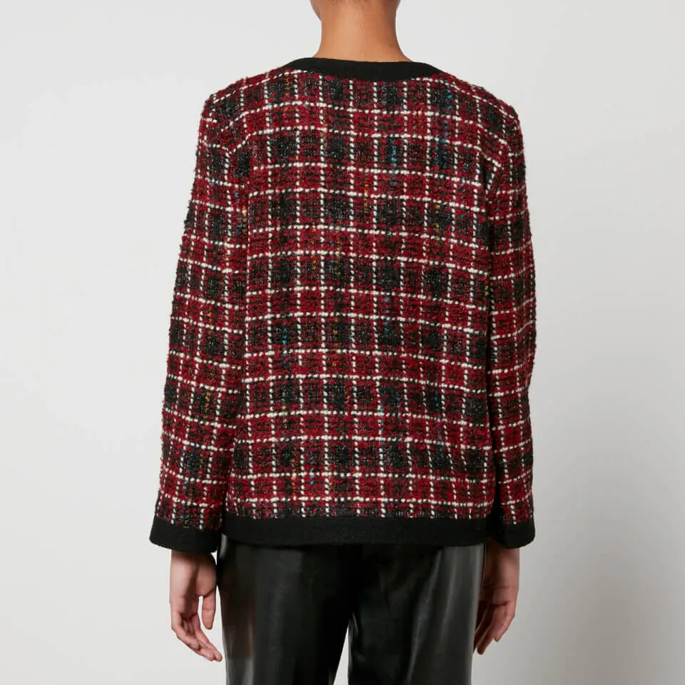 Anine Bing Lydia Wool-Blend Bouclé Jacket - XS | Coggles