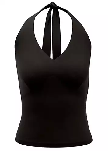 Aniston Halterneck Vest Top | Kaleidoscope