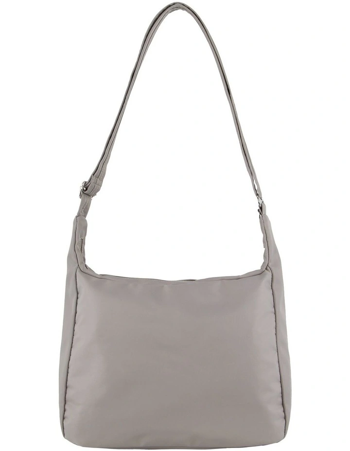Anti-Theft Cross Body Bag in Taupe