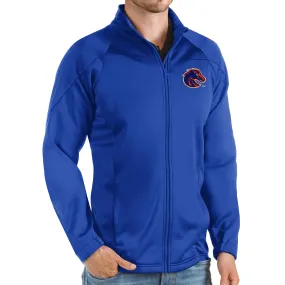 Antigua Boise State Broncos Royal Links Full-Zip Golf Jacket