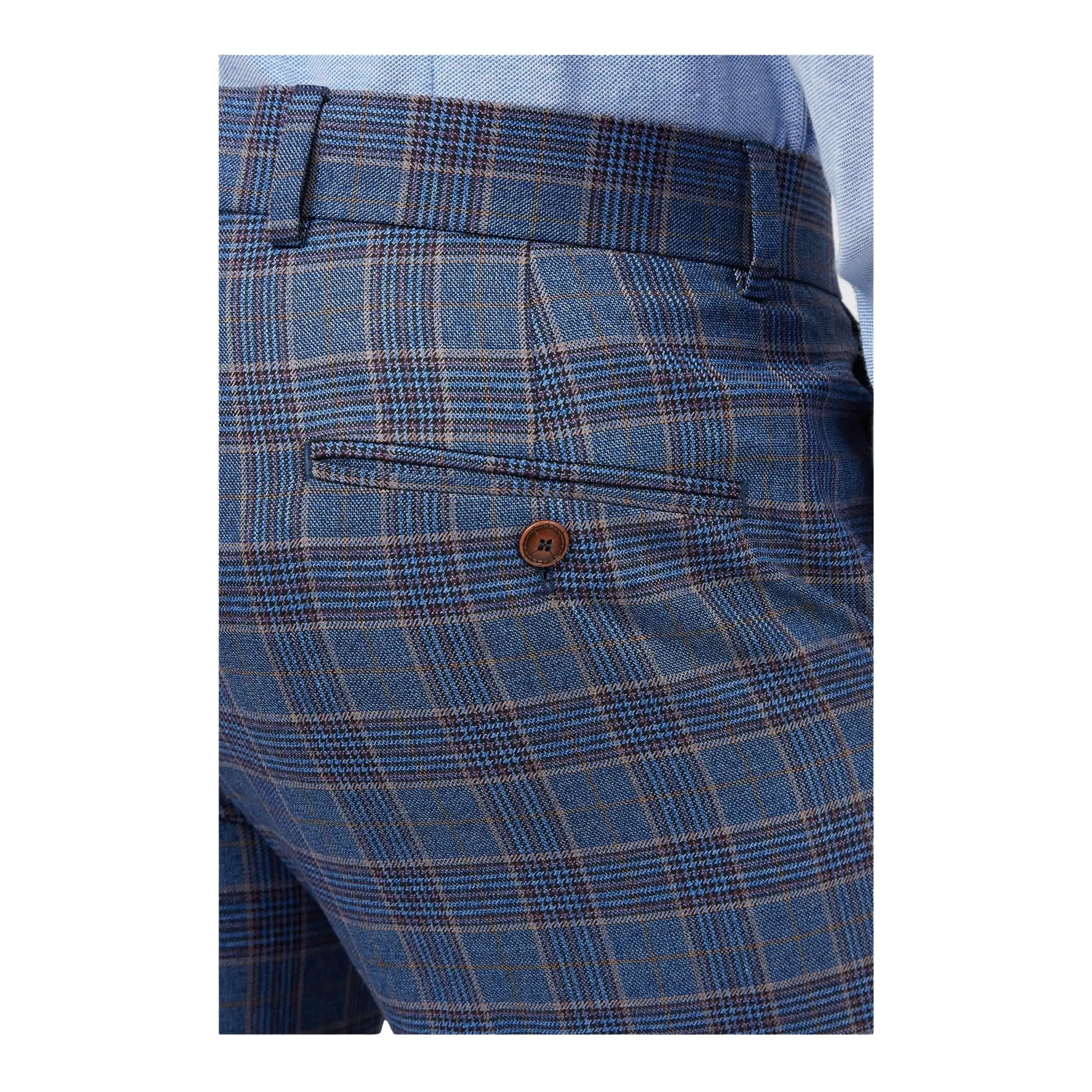 Antique Rogue Prince Of Wales Suit Trousers