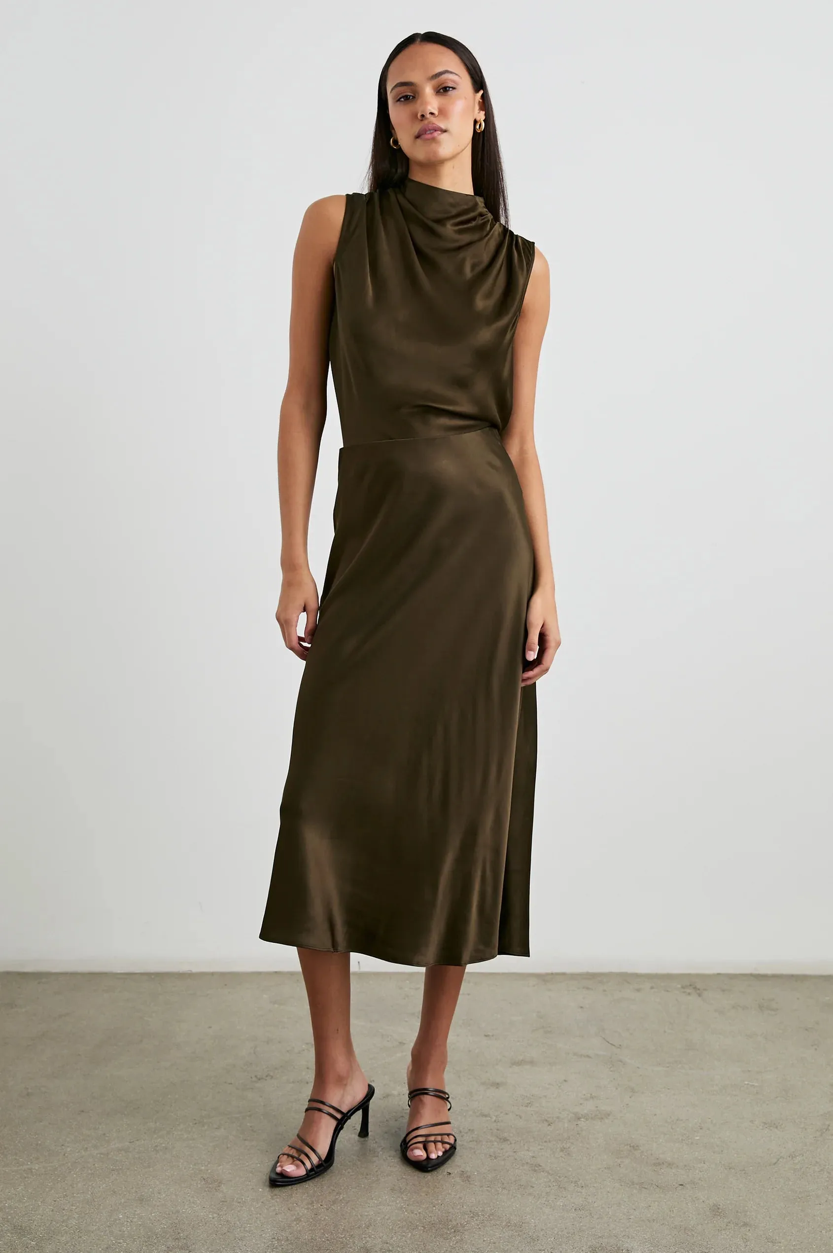 Anya Skirt Dark Moss