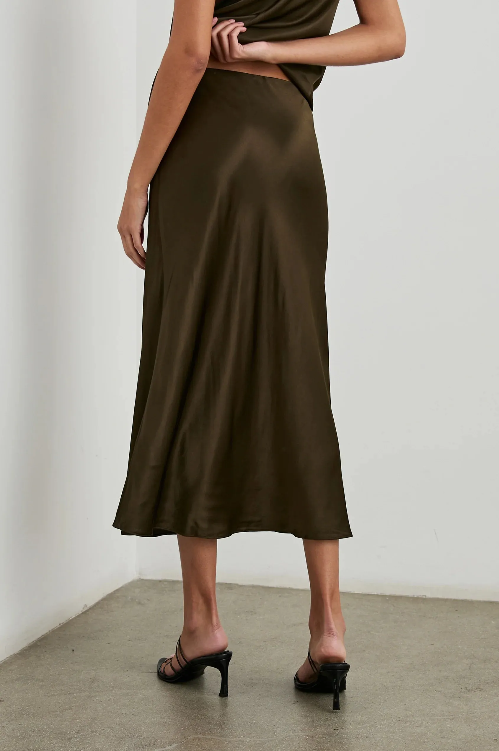 Anya Skirt Dark Moss