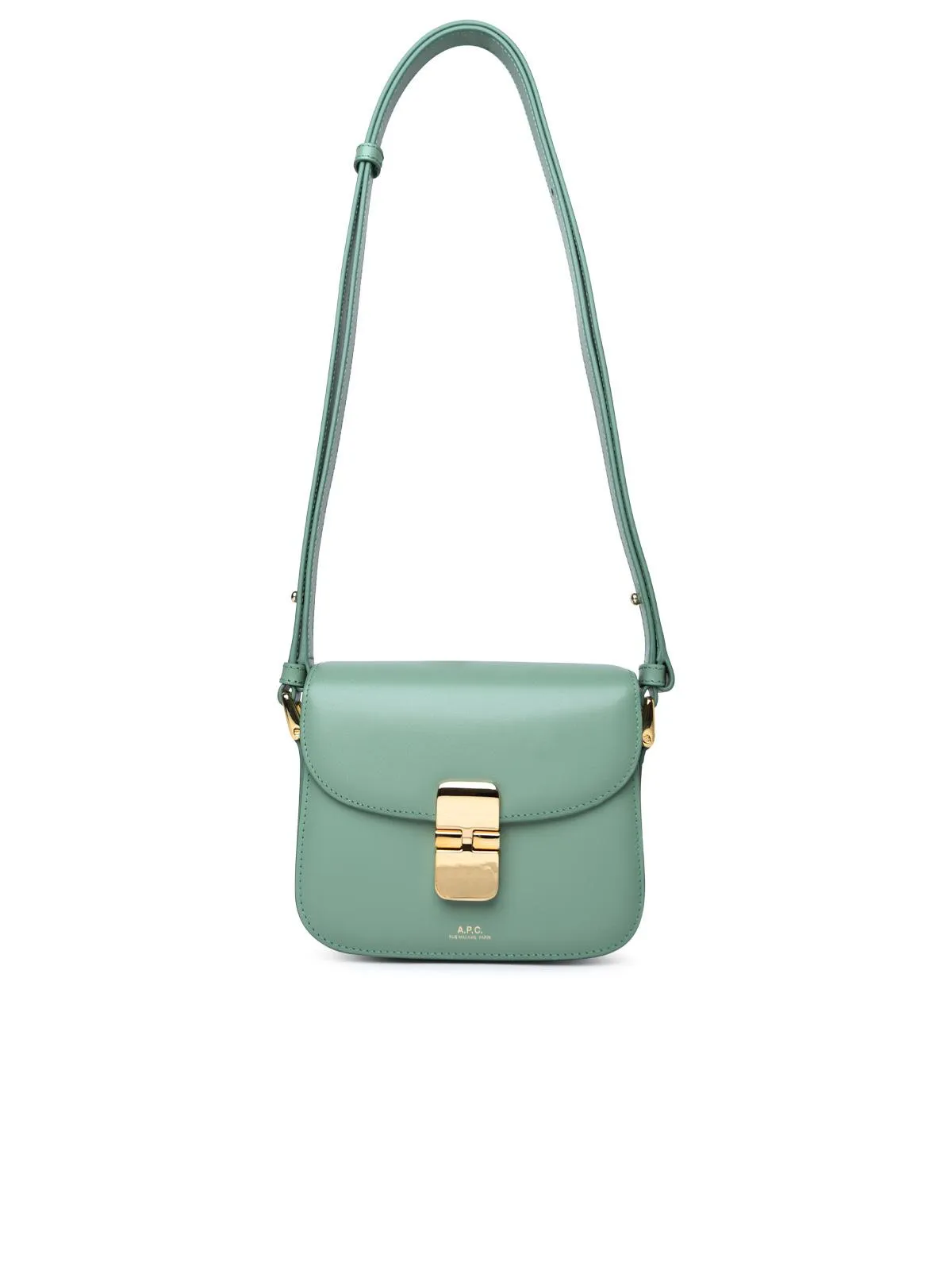 A.P.C.    A.P.C. 'Grace' Mini Crossbody Bag In Green Lear