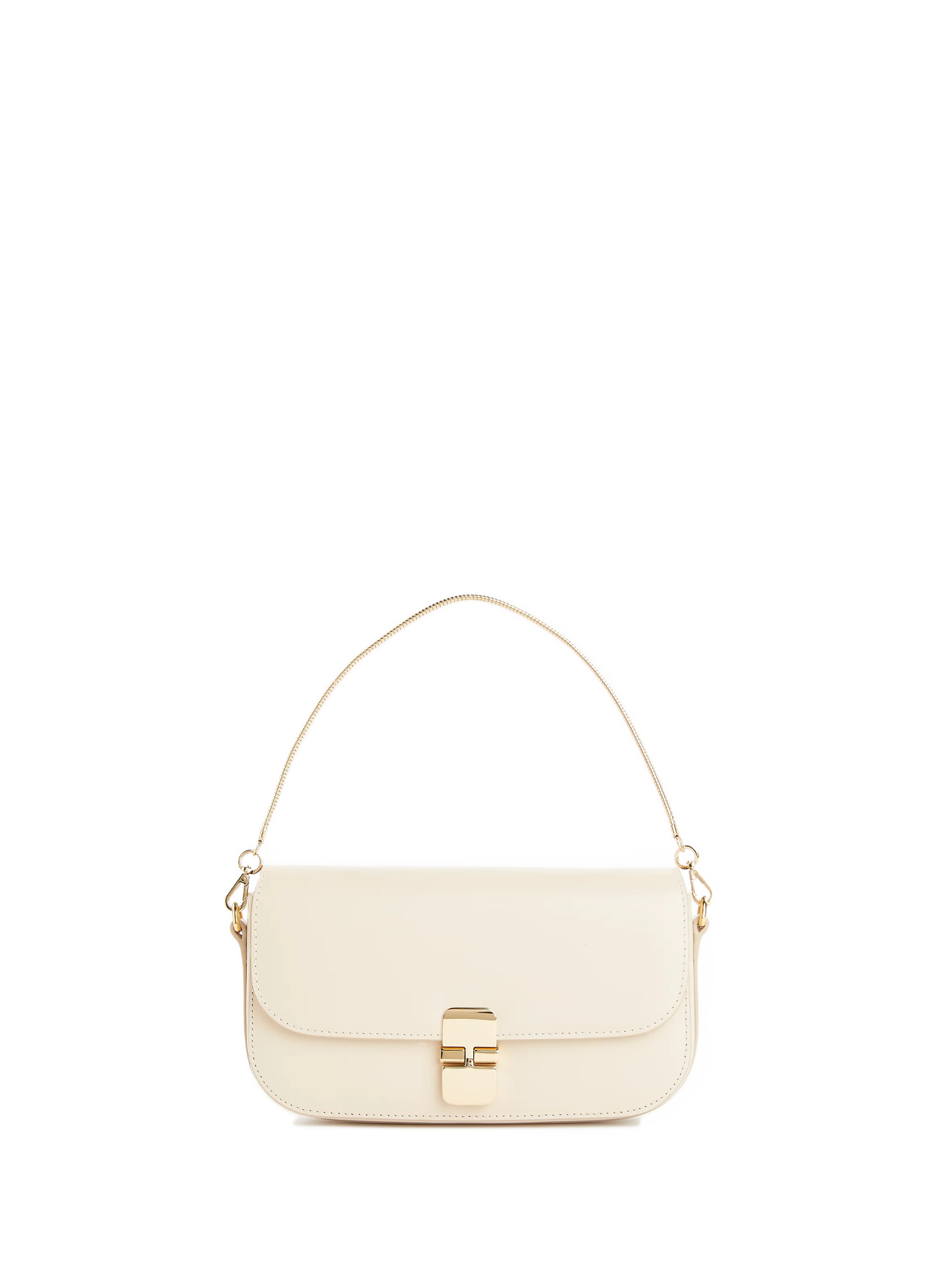 A.P.C.  Grace leather baguette bag - Beige