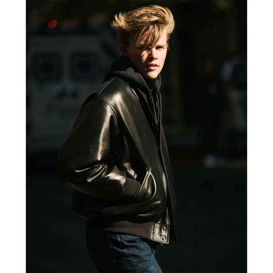 【A.PRESSE/アプレッセ】Leather Award Jacket 24AAP-01-03H