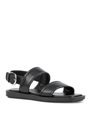 Aquatalia Women's Joni Leather Flat Sandals