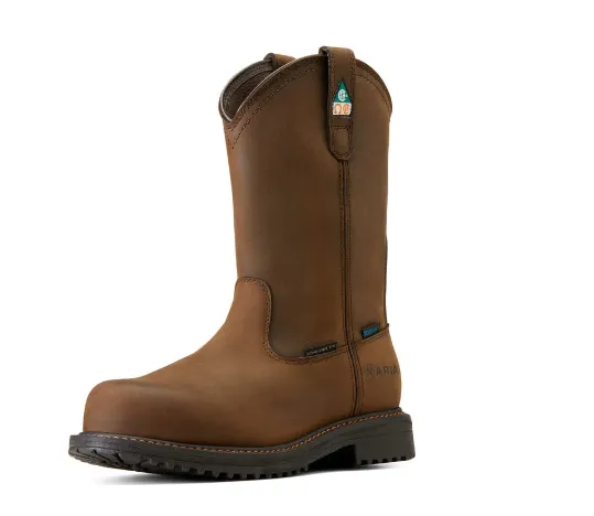 ARIAT MEN'S RIGTEK PULL ON CSA H20 COMPOSITE T0E WORK BOOT 10035988