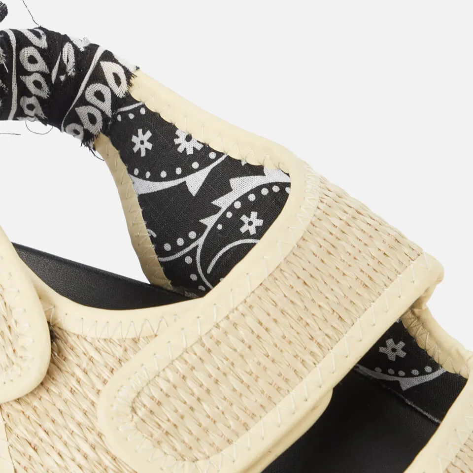 Arizona Love Women's Apache Bandana Raffia Sandals - UK 4 | Coggles