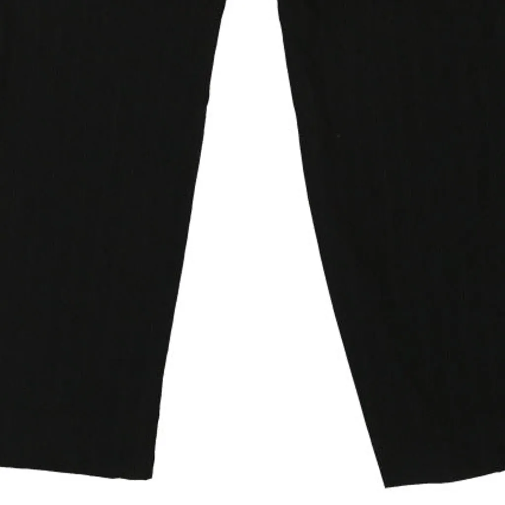 Armani Trousers - 32W 33L Black Wool Blend