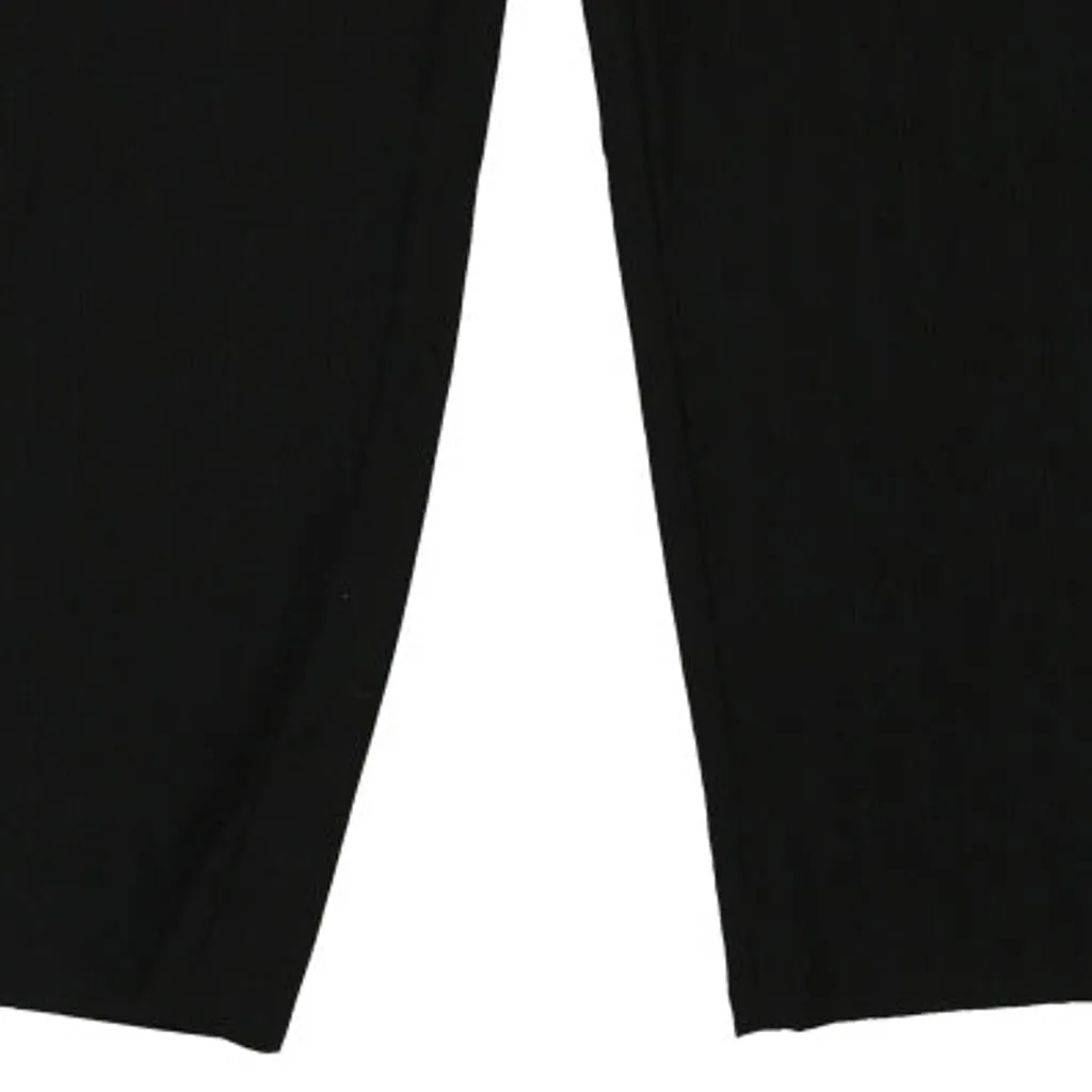 Armani Trousers - 32W 33L Black Wool Blend