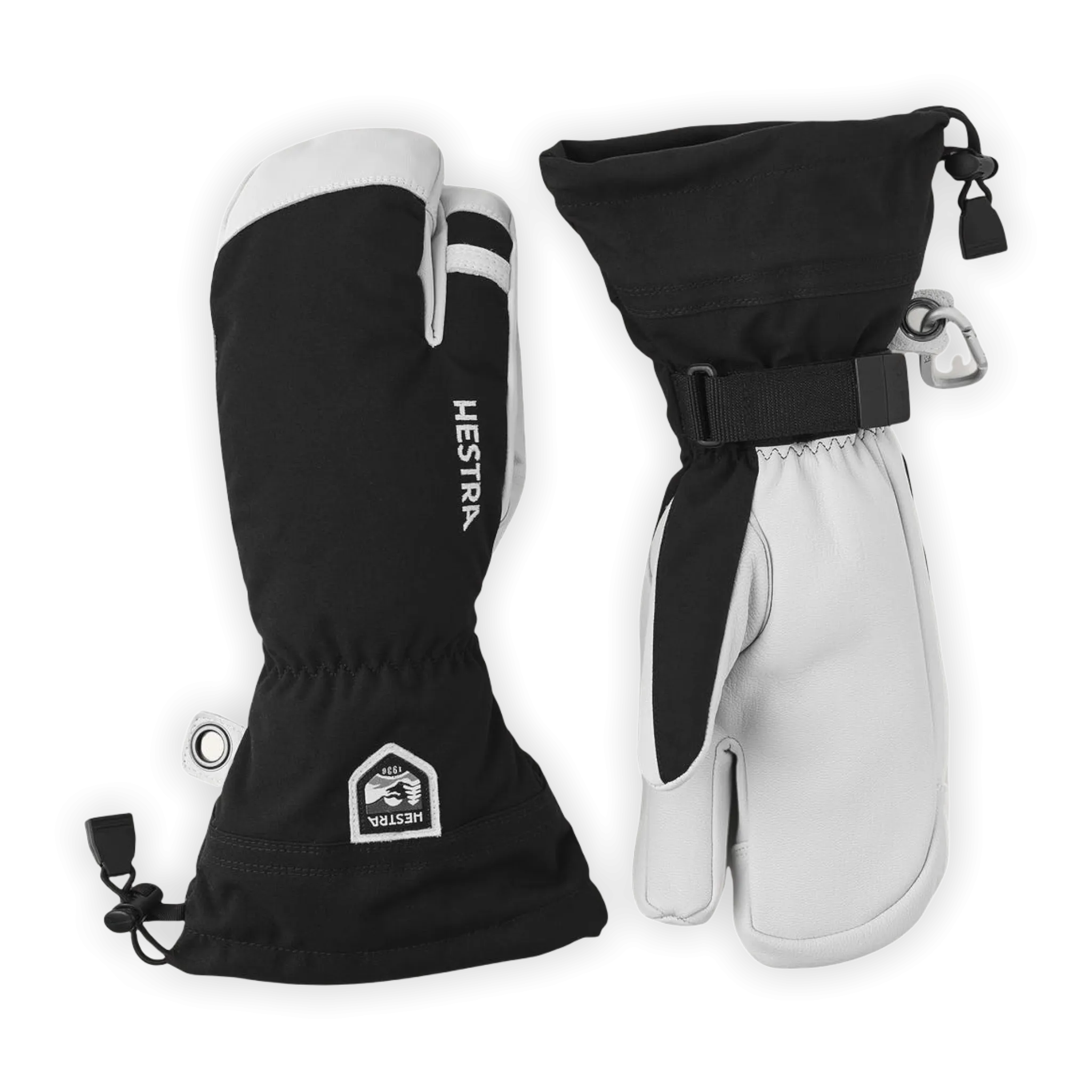 Army Leather Heli Ski 3-finger
