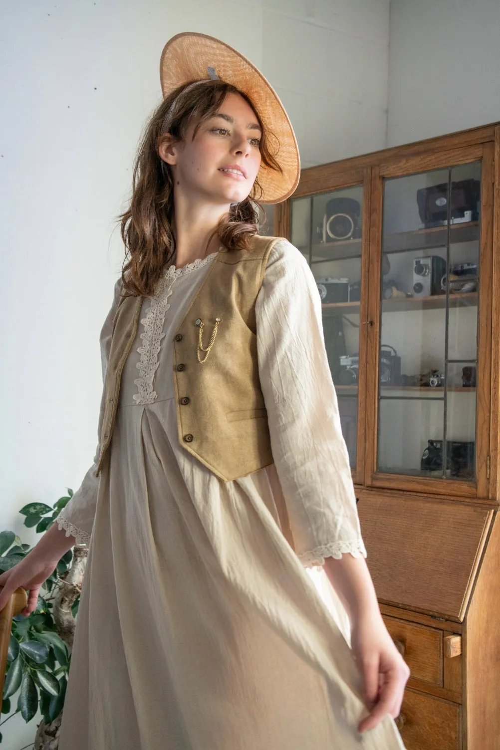 Ash Faux Suede Waistcoat