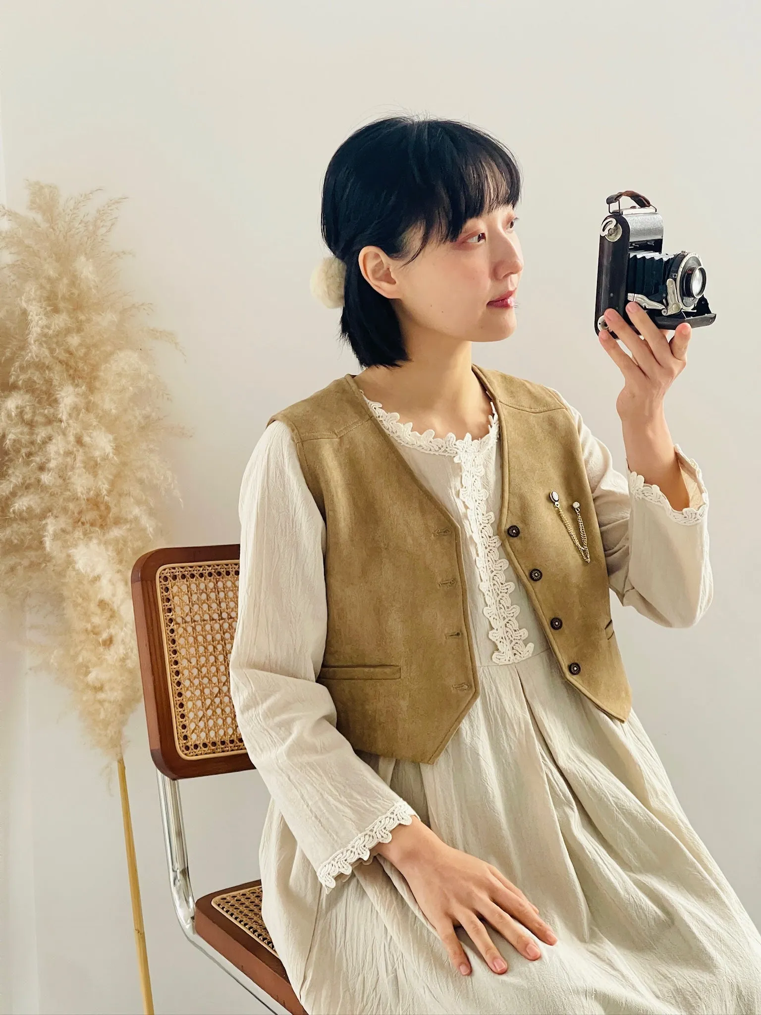 Ash Faux Suede Waistcoat