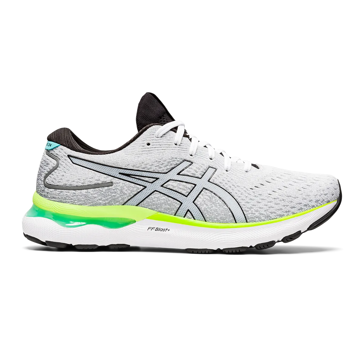 Asics Gel Nimbus 24 - White - Black