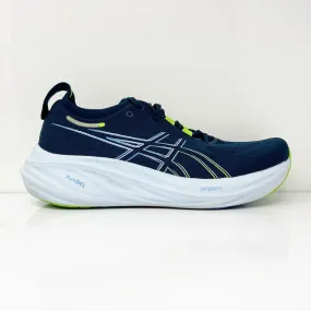 Asics Mens Gel Nimbus 26 1011B794 Blue Running Shoes Sneakers Size 10.5