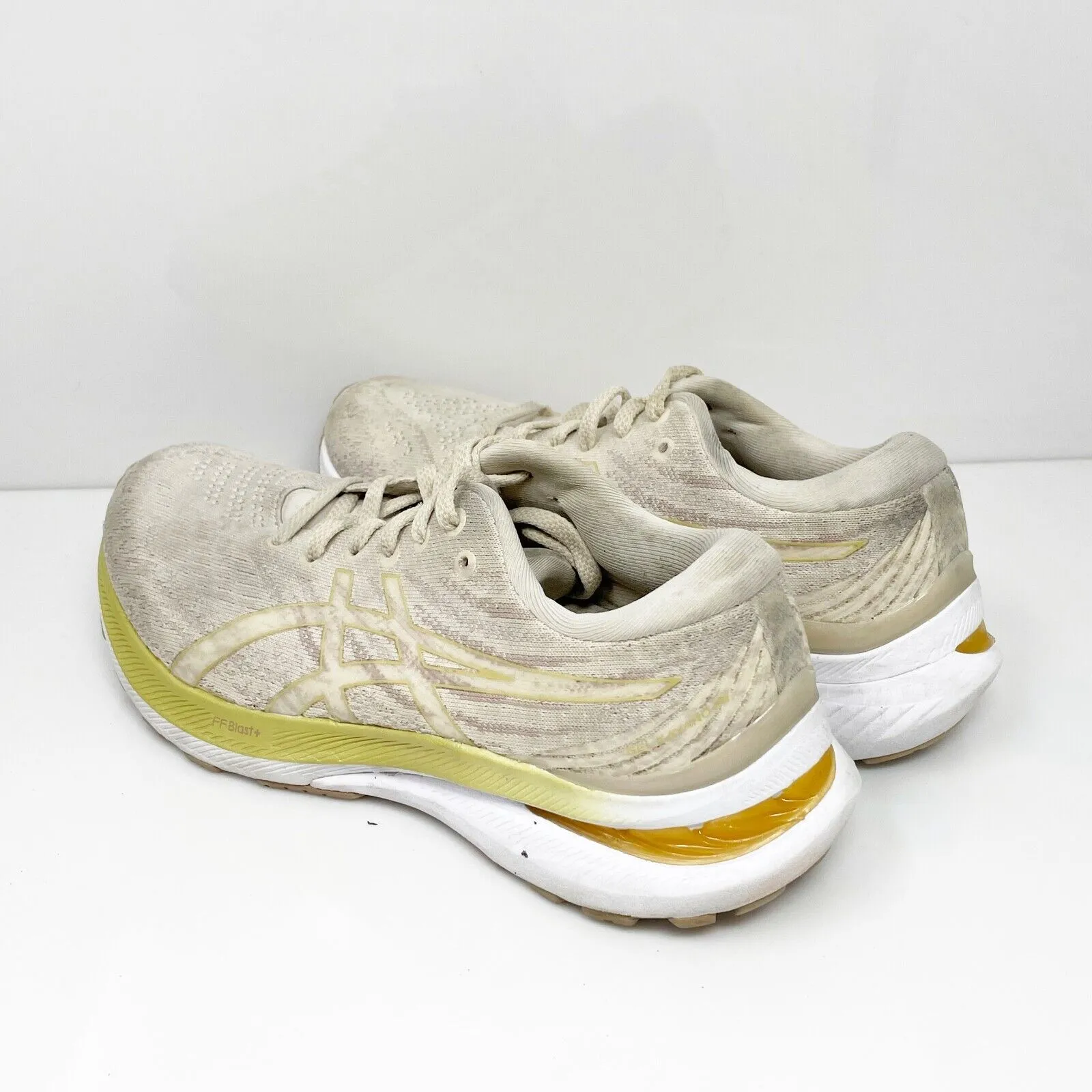 Asics Womens Gel Kayano 29 1012B272 Beige Running Shoes Sneakers Size 7.5