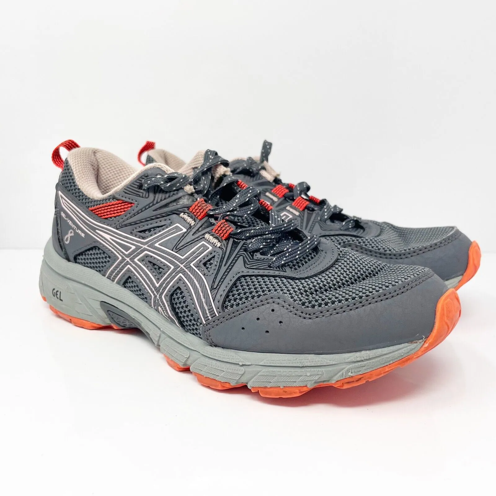 Asics Womens Gel Venture 8 1012A708 Gray Running Shoes Sneakers Size 7