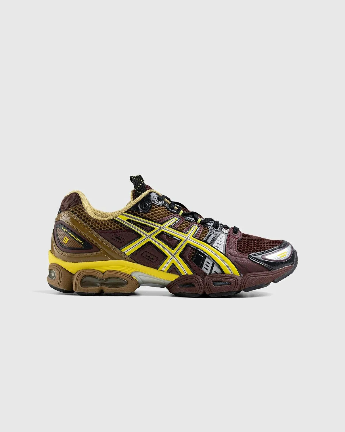 asics – UB3-S Gel-Nimbus 9 Rum Raisin/Green Sheen | Highsnobiety Shop