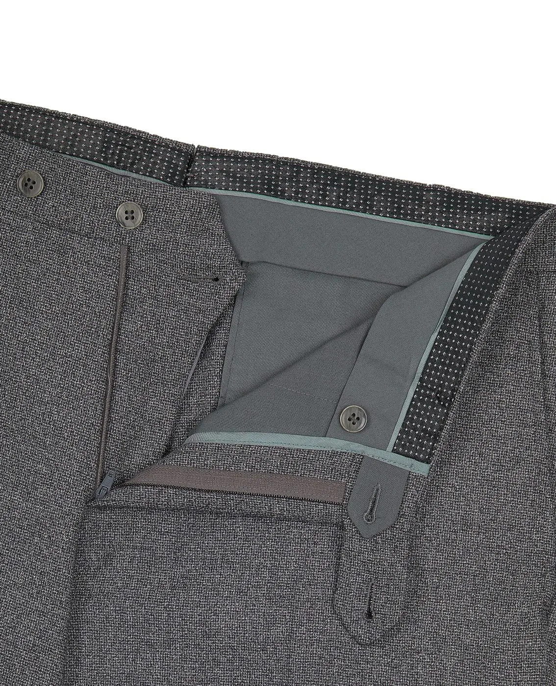 Augusta Slim Fit GreyMerino Wool Trousers