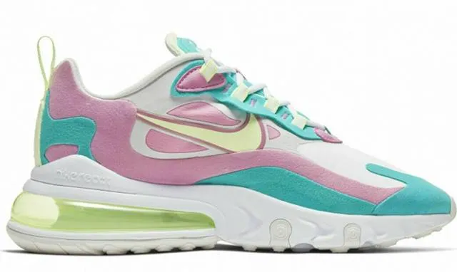 Authentic nike air max 270 react white barely volt aqua cw7015 100 women size