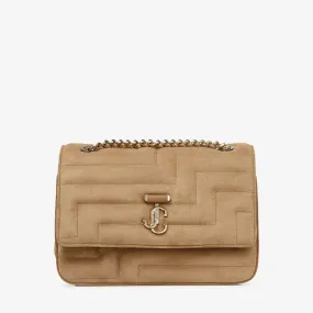 Avenue Soft Shoulder Rattan Suede Shoulder Bag