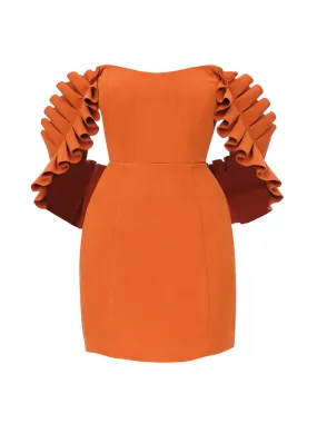 AZO DRESS - TANGERINE