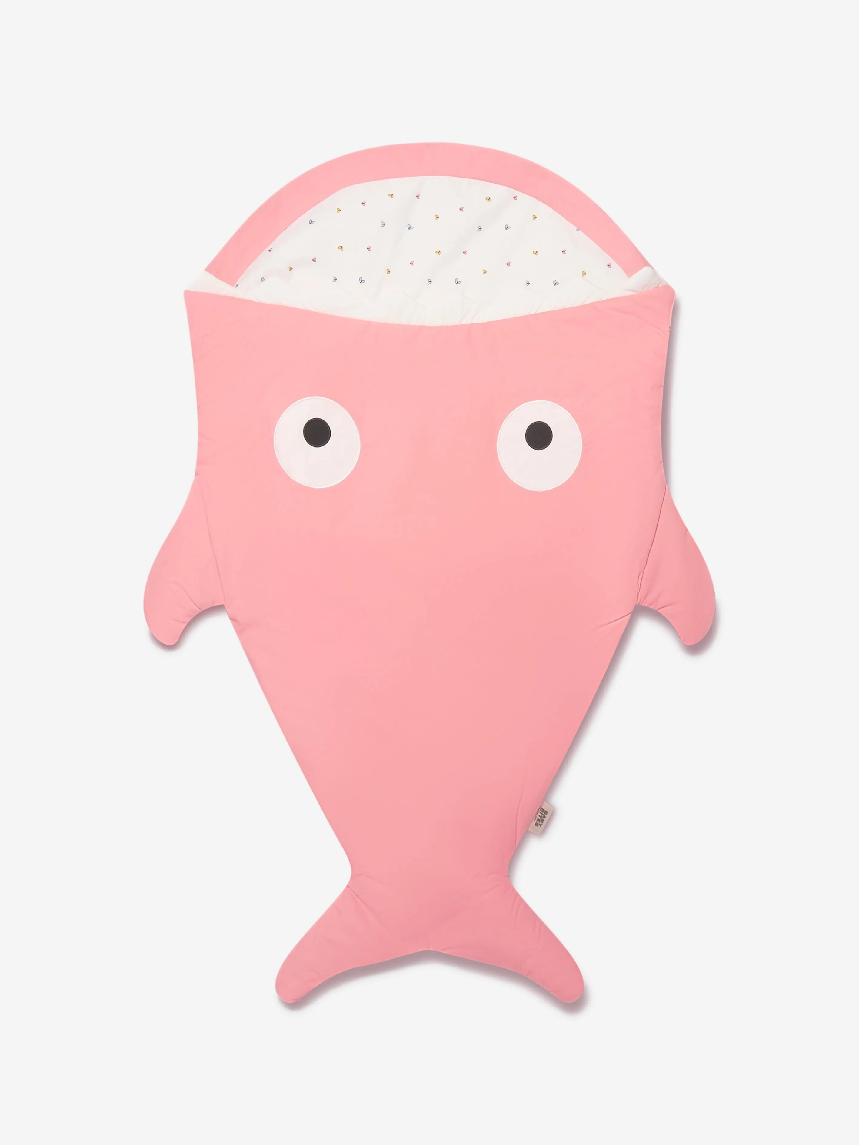 Baby Bites Baby Girls Flies Shark Sleeping Bag in Pink