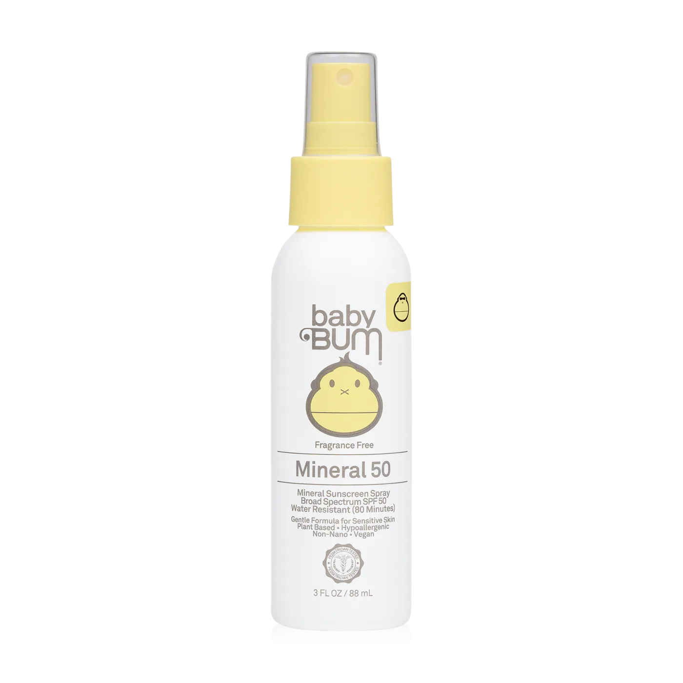 Baby Bum Mineral SPF 50 Sunscreen Spray-Fragrance Free