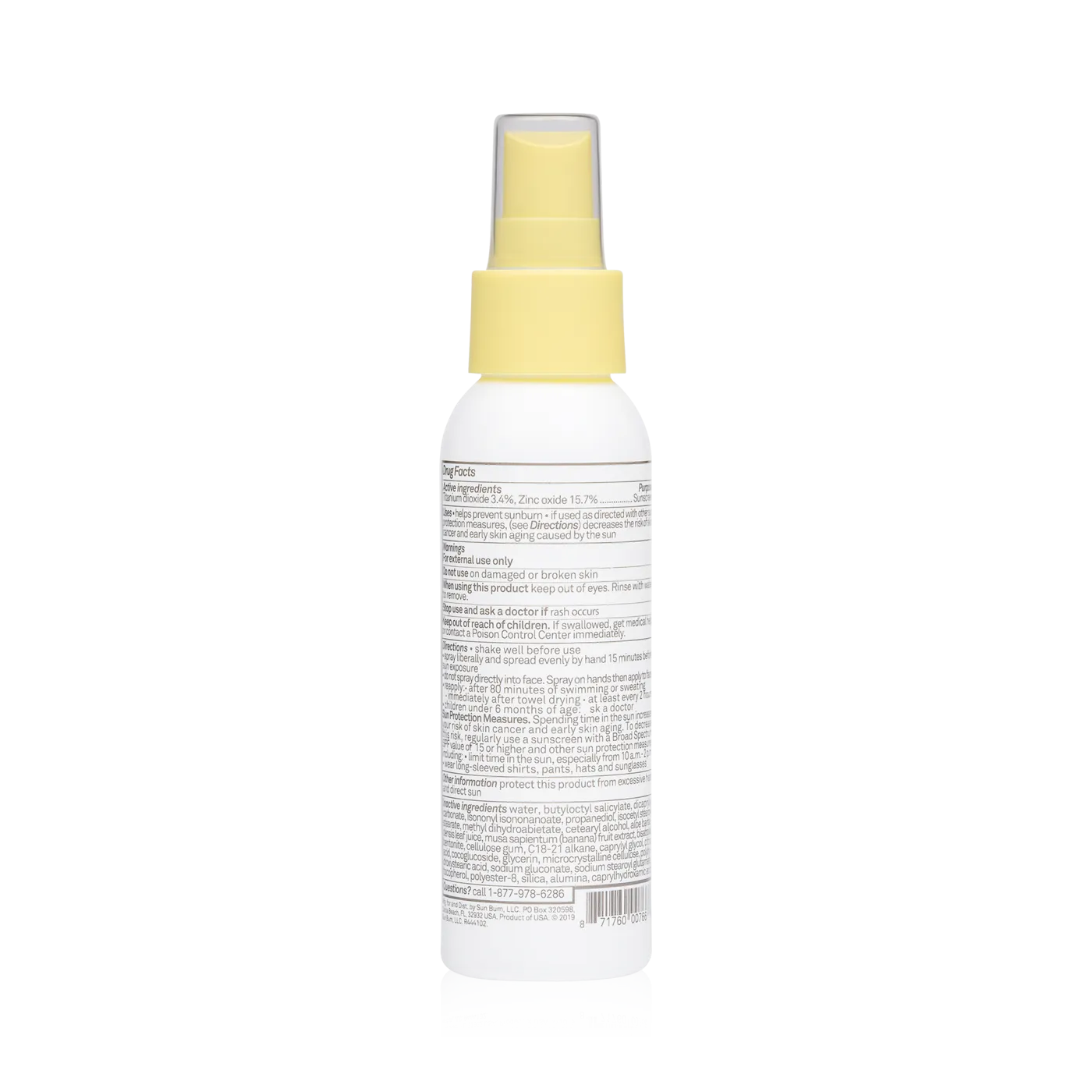 Baby Bum Mineral SPF 50 Sunscreen Spray-Fragrance Free