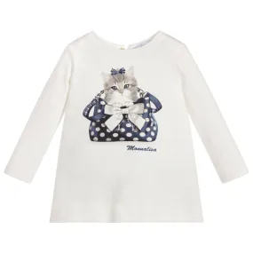 Baby Girls Ivory Tunic Top
