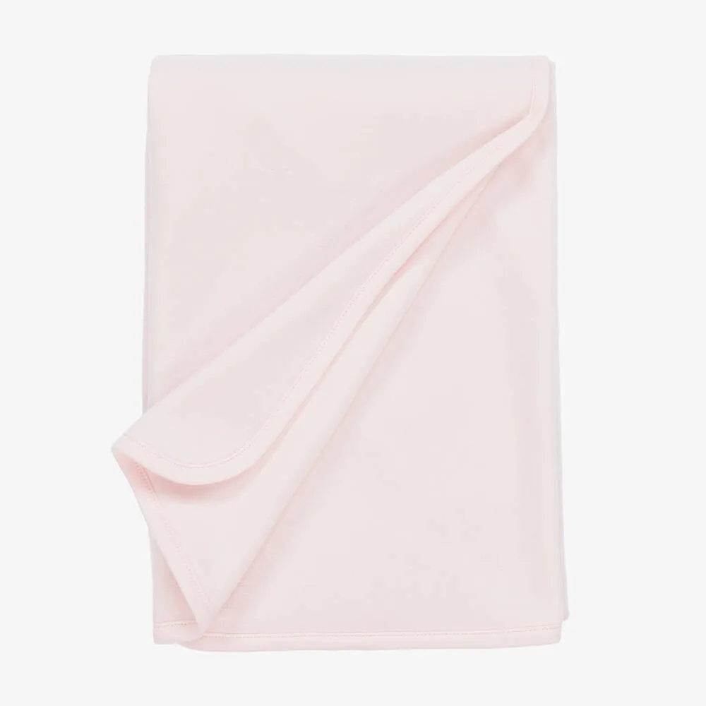 Baby Girls Pink Velour Blanket