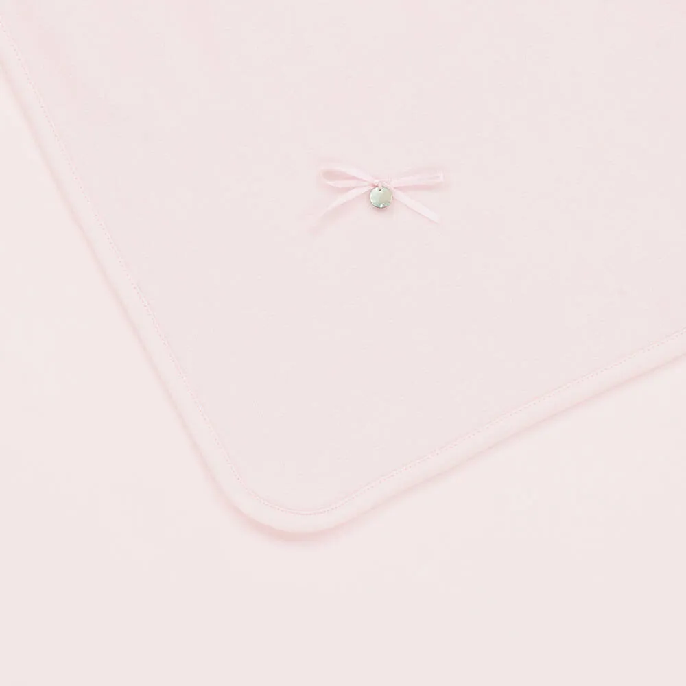 Baby Girls Pink Velour Blanket