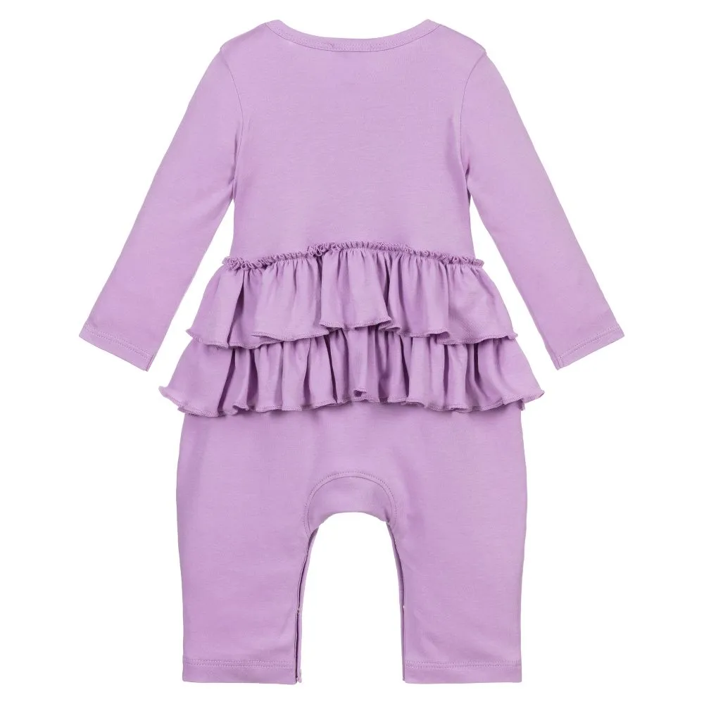 Baby Girls Purple Romper