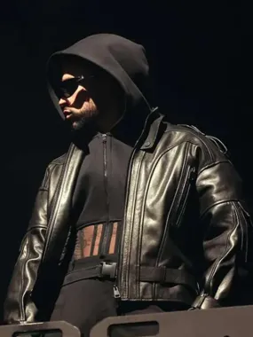 Bad Bunny Coachella Valley Music and Arts Festival Leather Jacket