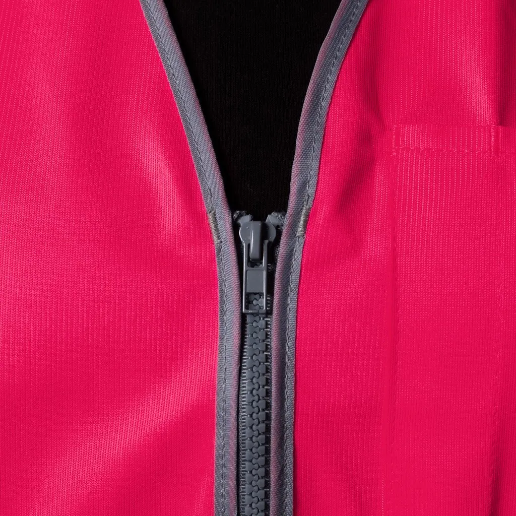 BAD HI-VIS DAY/NIGHT ZIP SAFETY VEST