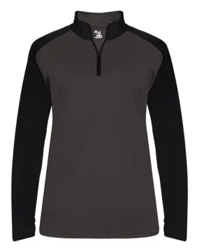 Badger 4008  Ultimate SoftLock™ Women's Sport Quarter-Zip Pullover