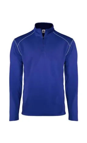 Badger 4438 Money Mesh Quarter-Zip Pullover
